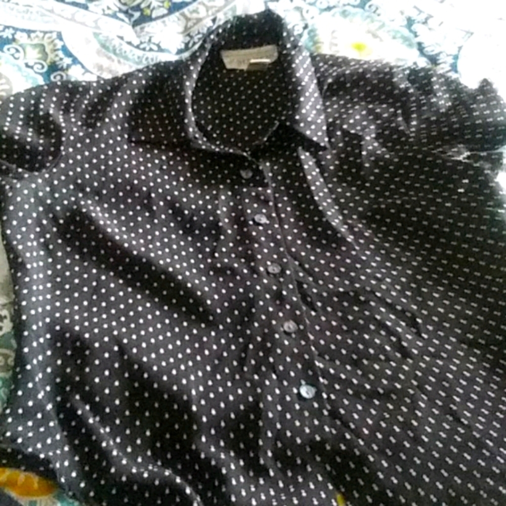 Jones Wear vintage Polka dot blouse